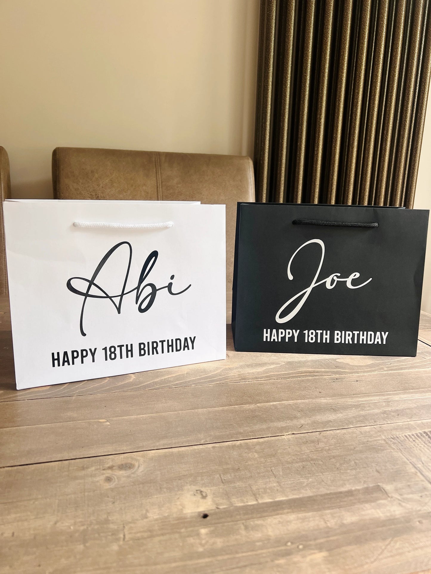 Birthday Wording Gift Bag