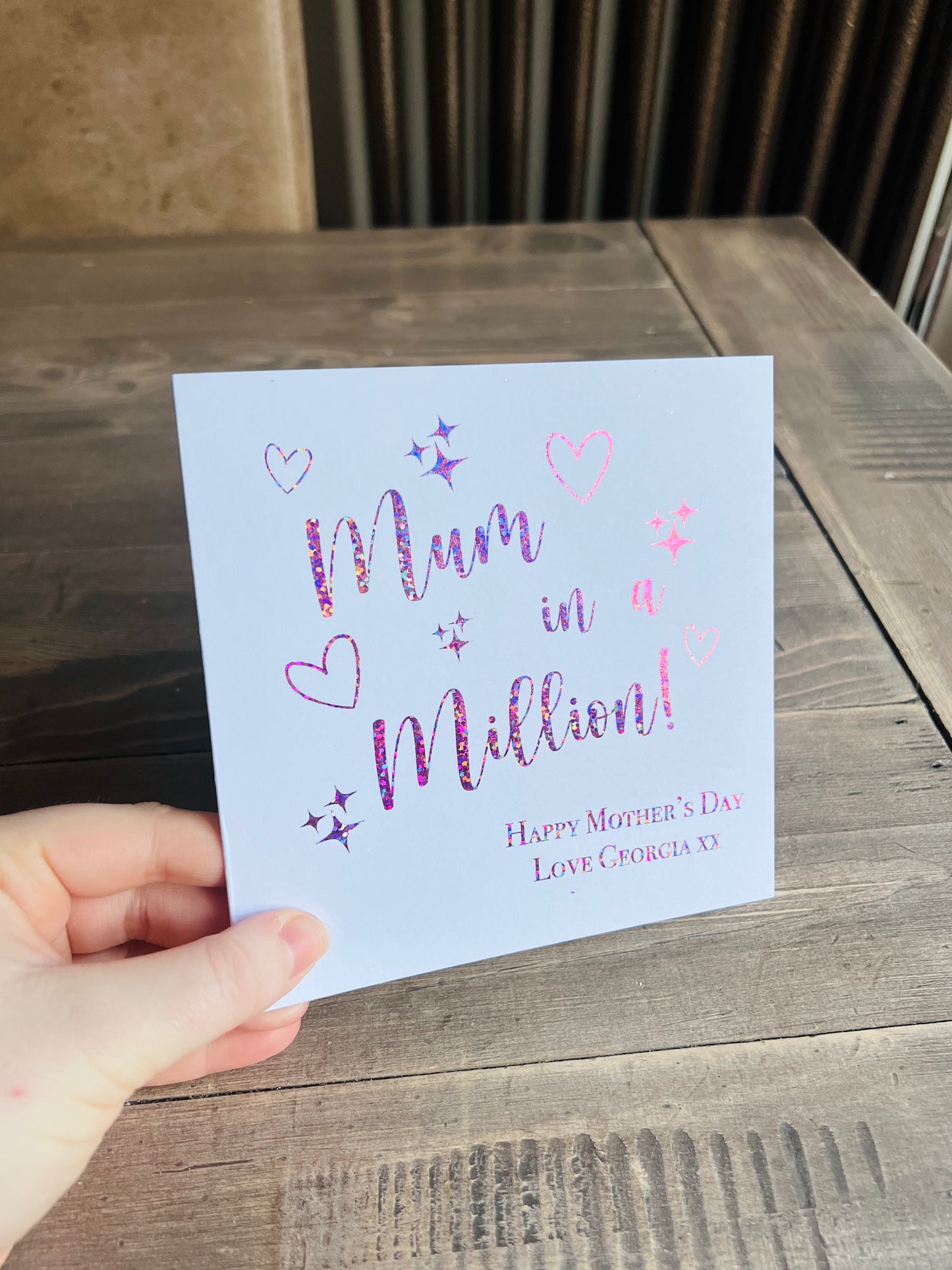 MOTHER'S DAY Foiled Mum in a Million Card