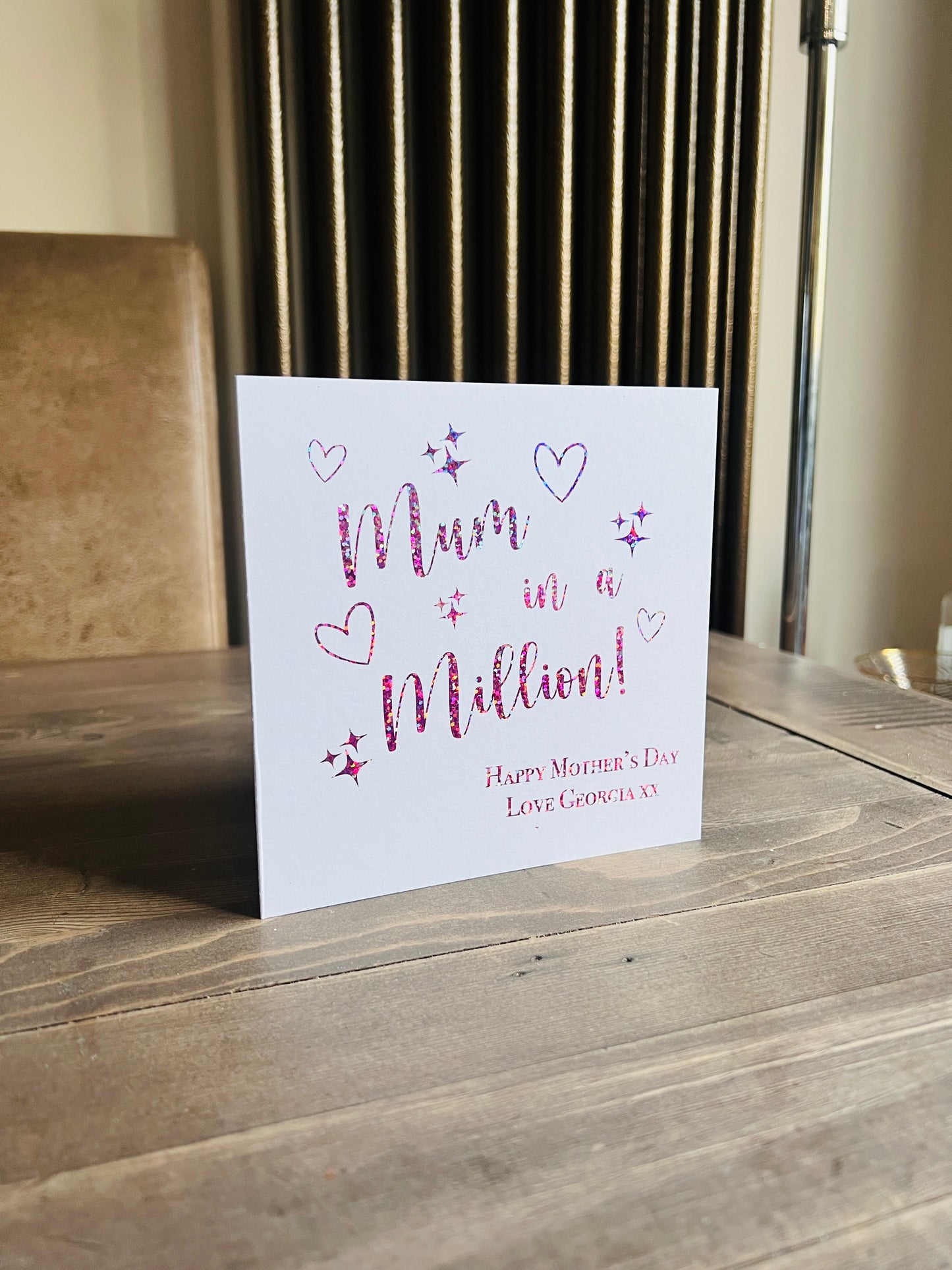 MOTHER'S DAY Foiled Mum in a Million Card
