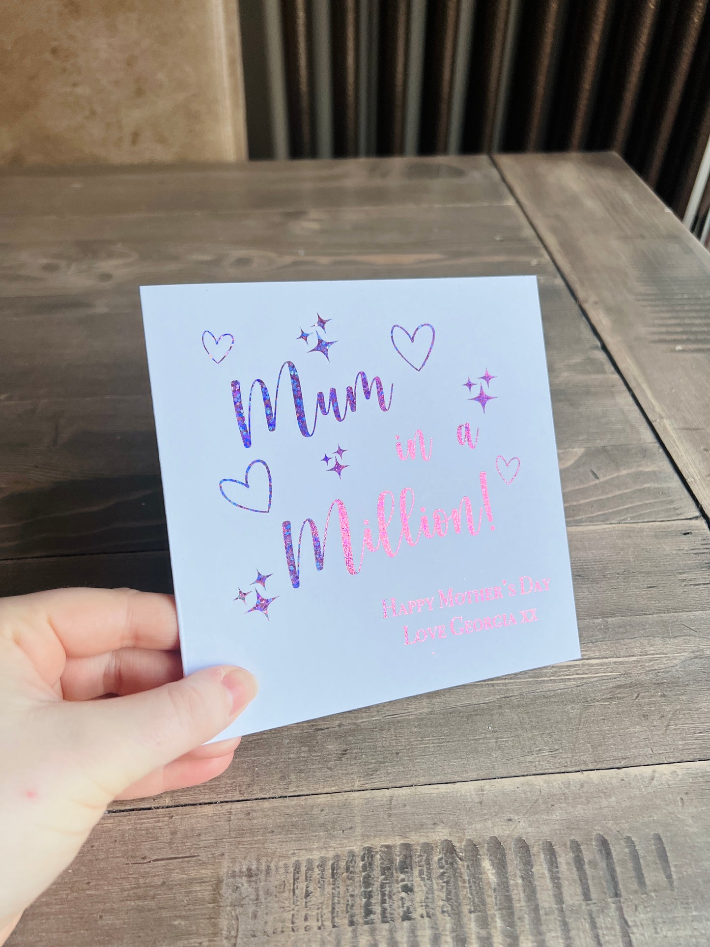 MOTHER'S DAY Foiled Mum in a Million Card
