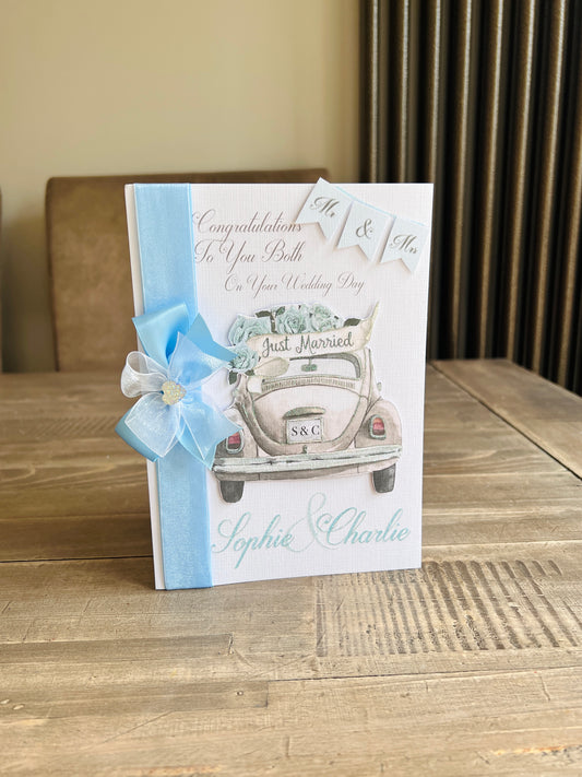 Wedding Car Card
