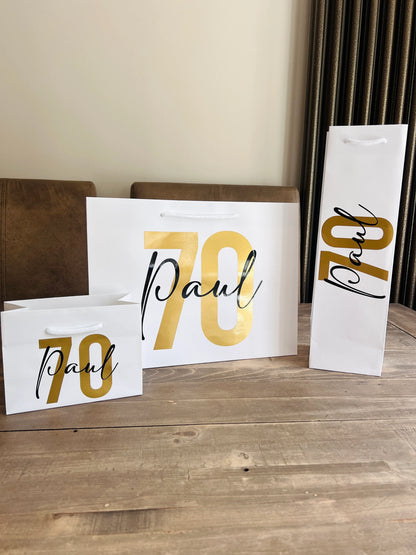 Birthday Age Gift Bag